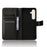 For Samsung Galaxy S25 FE Leather Wallet Case with Strap Diamond Texture Phone Cover - Black - 5
