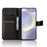 For Samsung Galaxy S25 FE Leather Wallet Case with Strap Diamond Texture Phone Cover - Black - 6