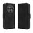 For ZTE Blade A76 5G Leather Case Phone Wallet Cover with Multiple Card Slots - Black - 1