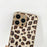 For iPhone 16 Pro Max Case Down Jacket Leopard Print Acrylic Phone Back Cover - Pink - 5