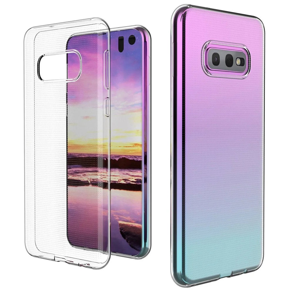 Ultra Slim HD Clear Phone Cover for Samsung Galaxy S10e, Drop-Proof Protection Flexible TPU Case - 3