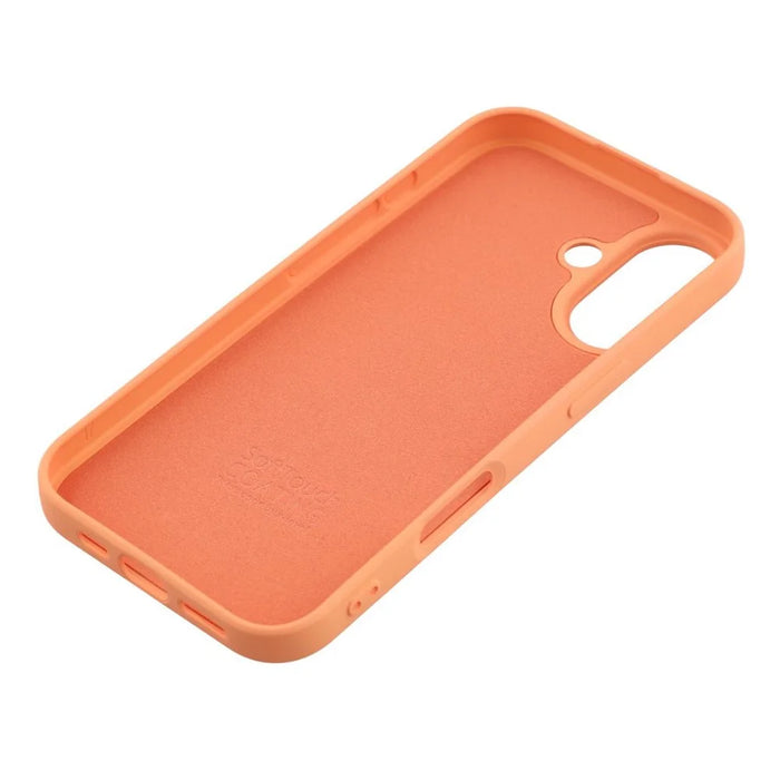 X-LEVEL For iPhone 17 Case Soft TPU Anti Scratch Fiber Lining Phone Cover - Orange - 6