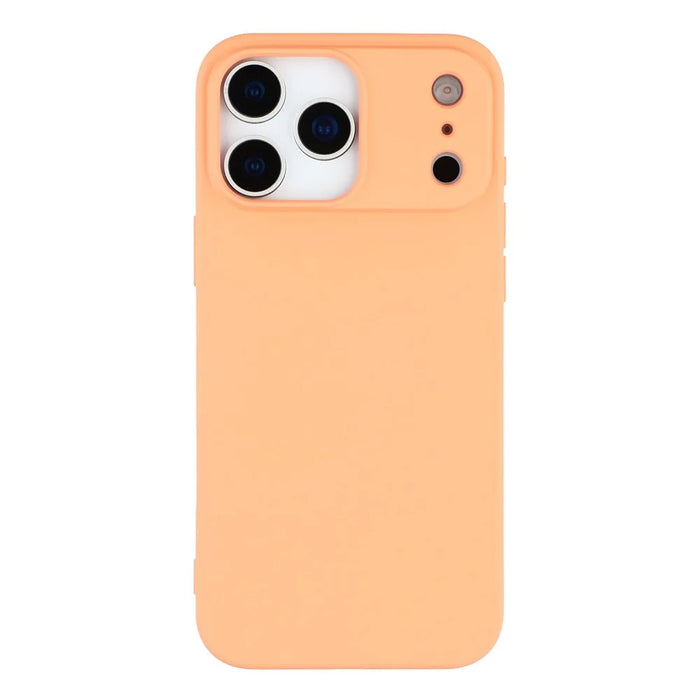 X-LEVEL For iPhone 17 Pro Max Case Soft TPU Anti Scratch Fiber Lining Phone Cover - Orange - 3