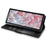 For Samsung Galaxy Z Fold7 5G PU + PC Stand Case Glitter Phone Leather Cover Zipper Pocket with Strap - Black - 3
