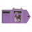 N.BEKUS For Samsung Galaxy Z Flip7 5G Case Zipper Card Holder PU + PC Phone Cover with Shoulder Strap - Purple - 4
