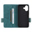 For iPhone 17 Case Leather Wallet Flip Phone Cover with Hardware Decor - Blue - 5