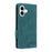 For iPhone 17 Case Leather Wallet Flip Phone Cover with Hardware Decor - Blue - 7
