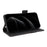 For iPhone 18 Pro / 17 Pro Case Leather Wallet Flip Phone Cover with Hardware Decor - Black - 3
