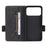 For iPhone 18 Pro / 17 Pro Case Leather Wallet Flip Phone Cover with Hardware Decor - Black - 5
