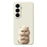 For Samsung Galaxy A56 5G Case Angry Cat Pattern Printing Straight Edge TPU Phone Back Cover - Beige - 1