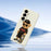 For Samsung Galaxy A56 5G Case Cool Bear Pattern Printing Straight Edge TPU Phone Back Cover - Beige - 6