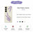 For Samsung Galaxy A56 5G Case Lavender Pattern Printing Straight Edge TPU Phone Back Cover - Beige - 2