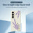 For Samsung Galaxy A56 5G Case Lavender Pattern Printing Straight Edge TPU Phone Back Cover - Beige - 3