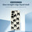 For Samsung Galaxy A56 5G Case Black Bow Pattern Printing Straight Edge TPU Phone Back Cover - Beige - 3