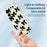 For Samsung Galaxy A56 5G Case Black Bow Pattern Printing Straight Edge TPU Phone Back Cover - Beige - 4