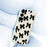 For Samsung Galaxy A56 5G Case Black Bow Pattern Printing Straight Edge TPU Phone Back Cover - Beige - 5