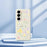 For Samsung Galaxy A56 5G Case Small Flowers Pattern Printing Straight Edge TPU Phone Back Cover - Beige - 7