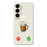 For Samsung Galaxy A56 5G Case Beer Pattern Printing Straight Edge TPU Phone Back Cover - Beige - 1
