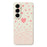 For Samsung Galaxy A56 5G Case Pink Love Pattern Printing Straight Edge TPU Phone Back Cover - Beige - 1
