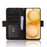 For vivo X200 FE 5G / S30 Pro mini 5G Leather Case Phone Wallet Cover with Multiple Card Slots - Black - 3