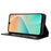 For Samsung Galaxy M36 5G Leather Case Wallet Stand Retro Texture Phone Cover - Black - 7