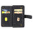 For iPhone 18 Pro Max / 17 Pro Max Leather Case with 10 Card Holder Phone Cover Stand - Black - 4