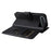 For iPhone Air Leather Case with 10 Card Holder Phone Cover Stand - Black - 5