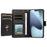 For iPhone 18 Pro / 17 Pro Case with Multi-Card Holder and Strap PU Leather Phone Cover Stand - Black - 2