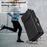 For iPhone 17 Case with Multi-Card Holder and Strap PU Leather Phone Cover Stand - Black - 5
