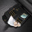 For iPhone 17 Case with Multi-Card Holder and Strap PU Leather Phone Cover Stand - Black - 6