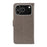 For iPhone 18 Pro / 17 Pro Leather Wallet Case Cat Bee Pattern Phone Cover Stand - Grey - 7