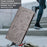 For iPhone Air Leather Wallet Case Cat Bee Pattern Phone Cover Stand - Grey - 5