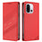 For OnePlus 13T 5G Phone Cases Punk Style Imprinted Wallet Stand Leather Cover - Red - 1