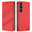 For Sony Xperia 1 VII Phone Cases Punk Style Imprinted Wallet Stand Leather Cover - Red - 1