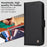 YIKATU For iPhone 17 Wallet Phone Case  YK-003 Leather Stand Cover -  Black - 4