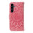 For Samsung Galaxy S25 FE Leather Wallet Case Sunflower Imprinted Phone Cover - Pink - 7