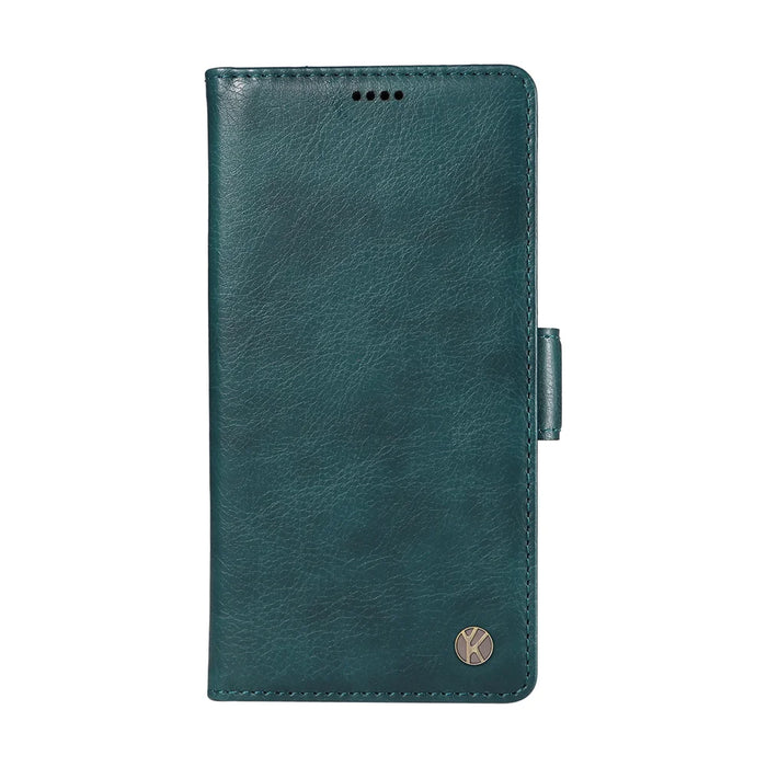 YIKATU For iPhone 18 Pro Max / 17 Pro Max Case  YK-007 Litchi Texture PU Leather Wallet Phone Cover - Blue - 6