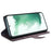For Samsung Galaxy S23+ Case Genuine Split Leather Phone Cover with Wallet Stand - Brown - 3