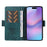 YIKATU For iPhone 17 Case  YK-007 Litchi Texture PU Leather Wallet Phone Cover - Blue - 2