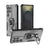 WANLONFENG For Samsung Galaxy S24 Ultra Phone Case  PC TPU Back Cover Kickstand with Tempered Glass - Black - 2