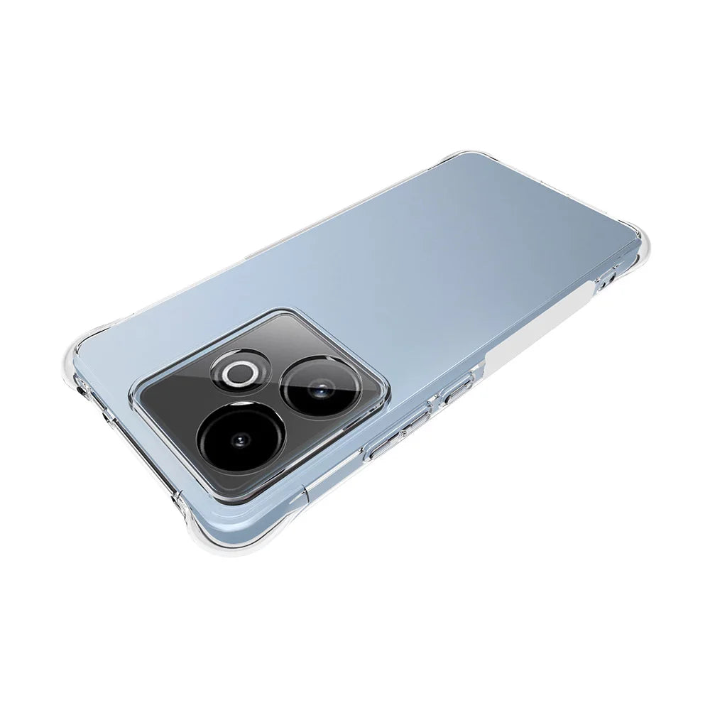 WANLONFENG For Realme GT 7 5G TPU Case  WL2 Series 2.0mm Phone Cover with 2Pcs Tempered Glass Films - Transparent - 3