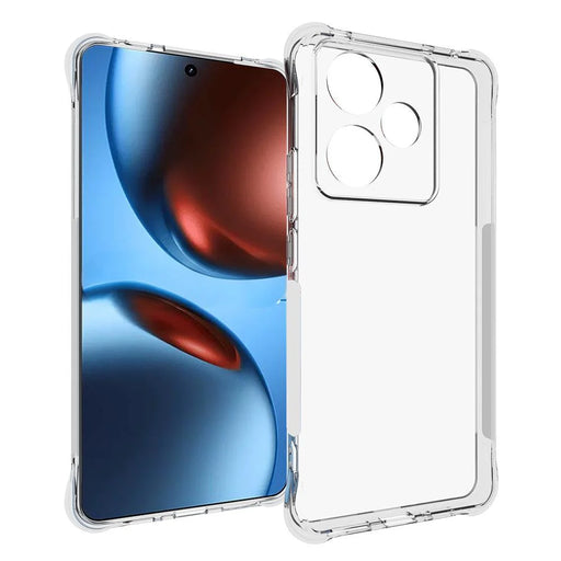 WANLONFENG For Realme GT 7T 5G TPU Case  WL2 Series 2.0mm Phone Cover with 2Pcs Tempered Glass Films - Transparent - 2