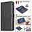 BINFEN COLOR For Samsung Galaxy M36 5G Leather Case  BF32 Wallet RFID Blocking Phone Cover - Black - 4