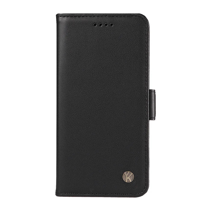 YIKATU For iPhone 18 Pro Max / 17 Pro Max Wallet Phone Case  YK-003 Leather Stand Cover -  Black - 5