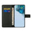 For Samsung Galaxy S25 FE Case PU Leather Wallet Phone Cover Litchi Texture, Black - 2