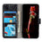 For Samsung Galaxy S25 FE Case Wallet Leather Phone Cover Crazy Horse Texture - Black - 3