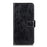 For Samsung Galaxy S25 FE Case Wallet Leather Phone Cover Crazy Horse Texture - Black - 7
