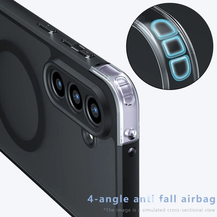 For Samsung Galaxy A26 5G Magnetic Case TPU+PC Matte Phone Cover - 5