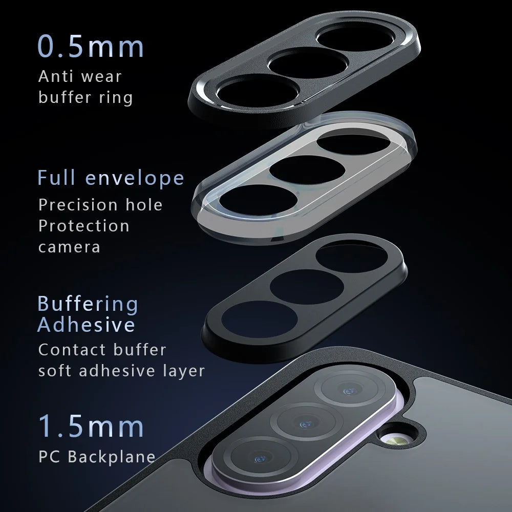 For Samsung Galaxy A26 5G Case TPU + PC Shockproof Clear Phone Cover - 5