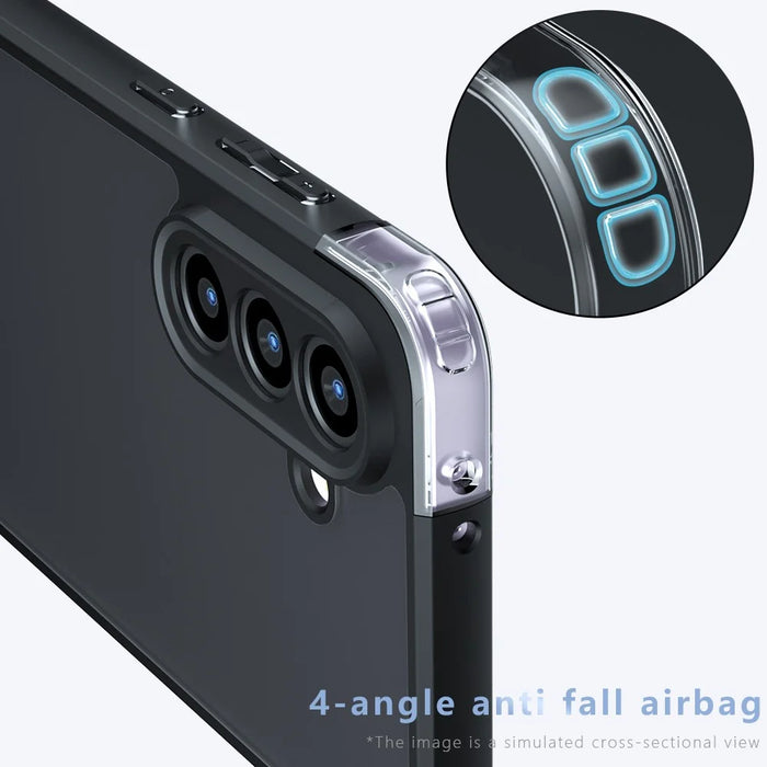 For Samsung Galaxy A35 5G Case TPU + PC Shockproof Clear Phone Cover - 2